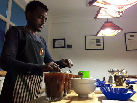 Cupping in Ethiopia