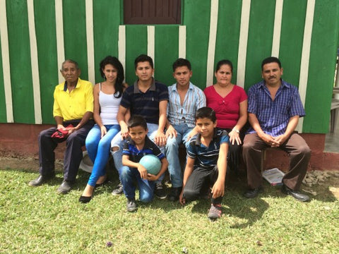 Margarito and his family. Juan is wearing the yellow shirt.