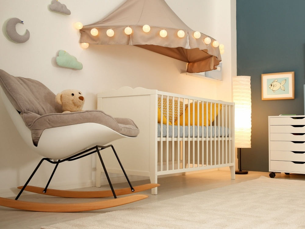 Baby Nursery with rocking chair