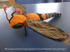 Whangarei Kamo Intermediate School  Needle Felting project 1