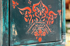 Boho γραμματοκιβώτιο με χρώματα κιμωλίας Chalk Of The Town® & στένσιλ