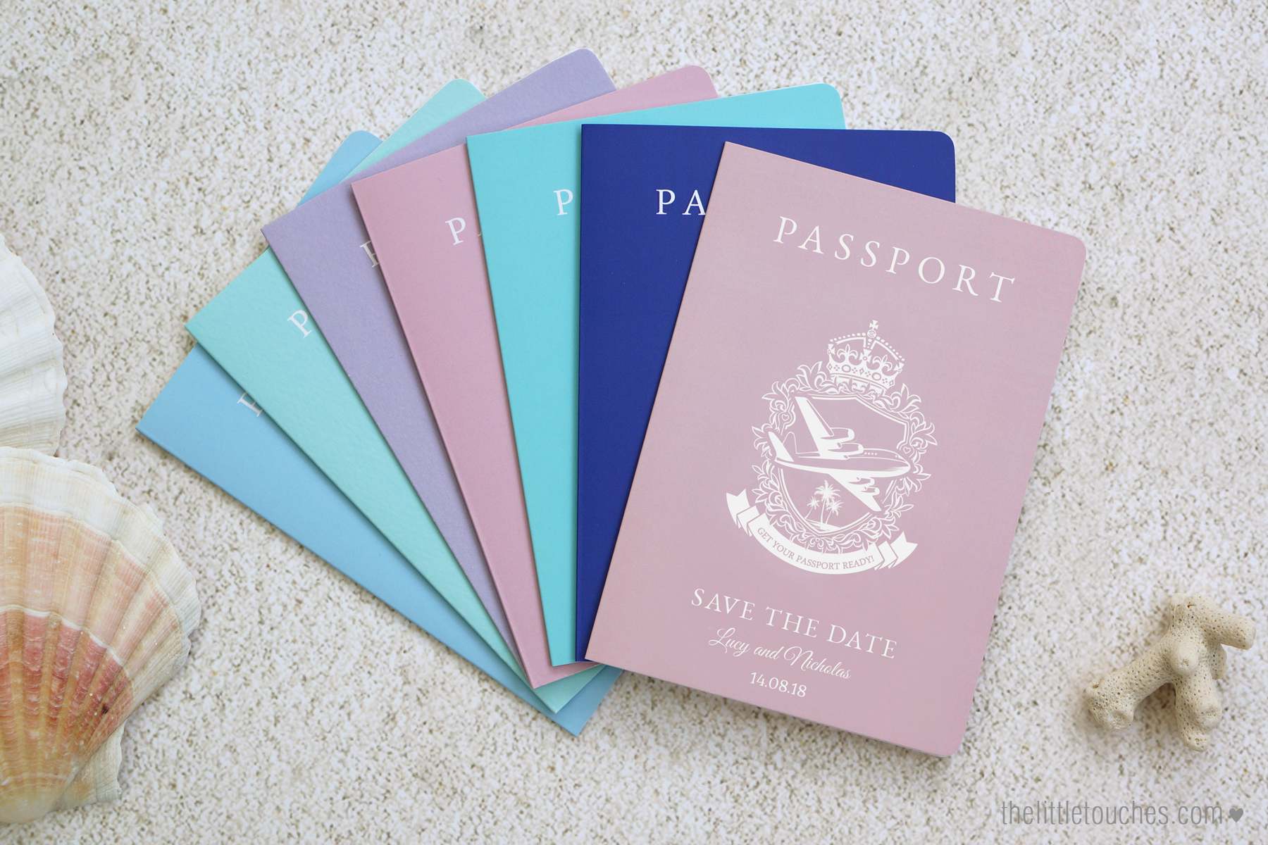 Passport Wedding Invitation - Destination wedding