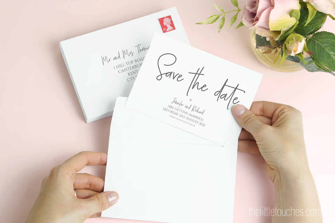When to send out your save the date cards