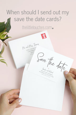 when should you send out your save the date cards