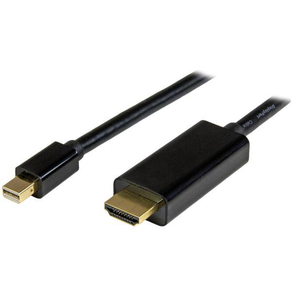 StarTech.com 3ft (1m) Mini DisplayPort to HDMI Cable - 4K 30Hz Video - mDP to HDMI Adapter Cable -
