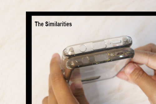 griffin survivor clear slim case and griffin survivor strong case comparison