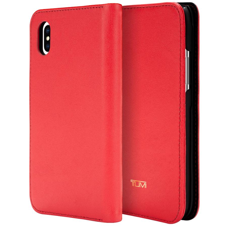Iphone Xs/x Leather Wallet Card Folio Case From Tumi Australia - Ember