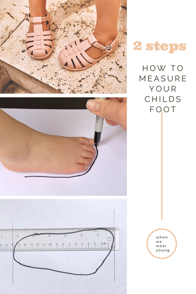 how to measure your child's shoe size