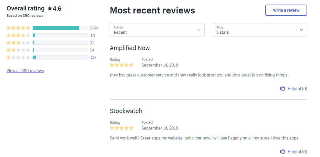 PageFly Customer Reviews