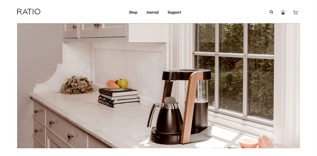 Ratio Coffee Home Page