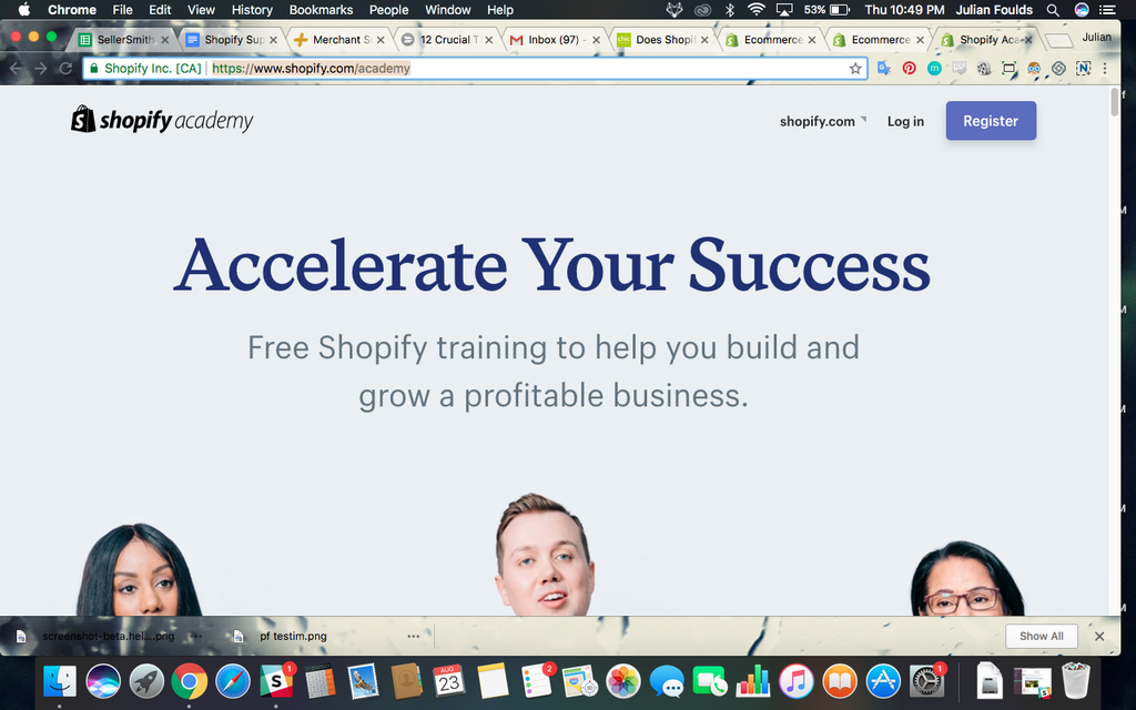 shopify academy yea
