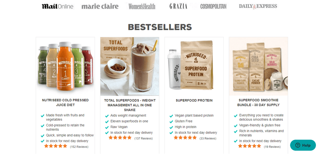 Nutriseed Bestsellers