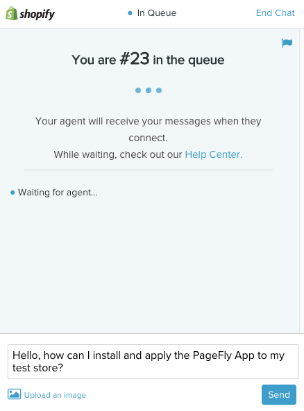 shopify chat queue 2