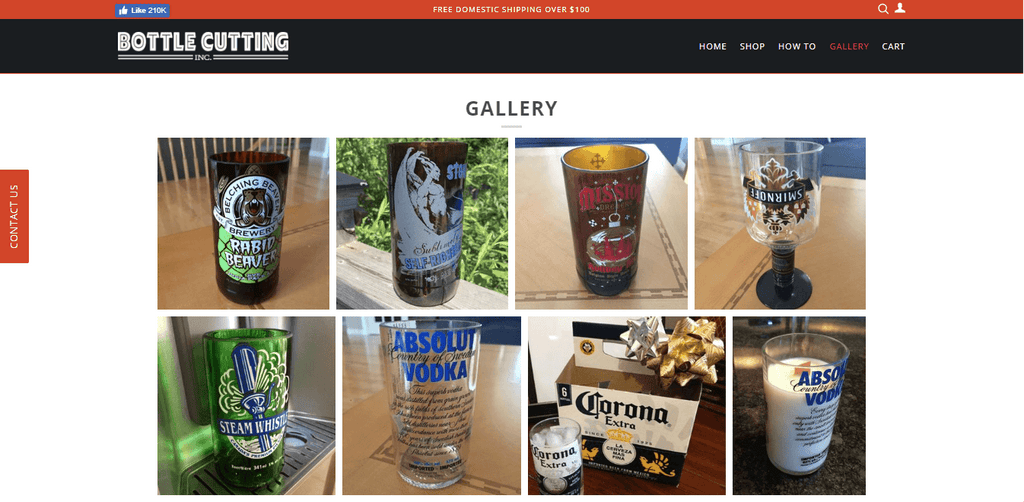 Bottle Cutting Gallery Page