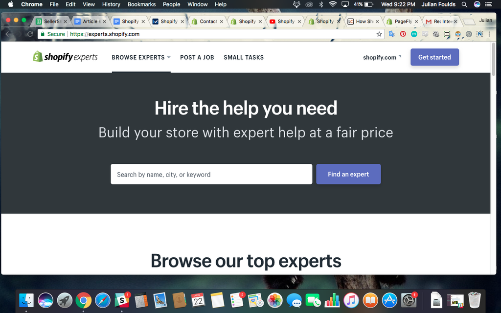 shopify expert directory