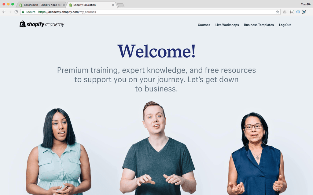 shopify academy