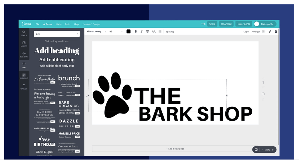 the bark shop shopify example