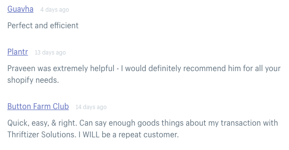 shopify india testimonials