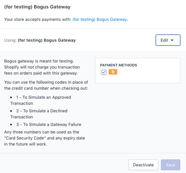 bogus gateway shopify