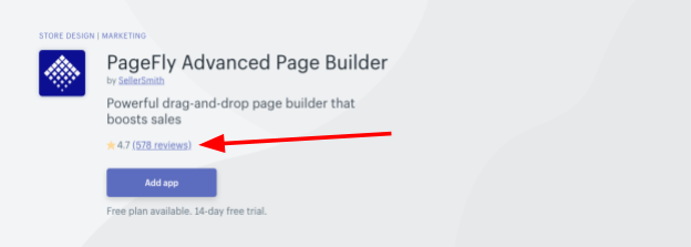 pagefly shopify app reviews