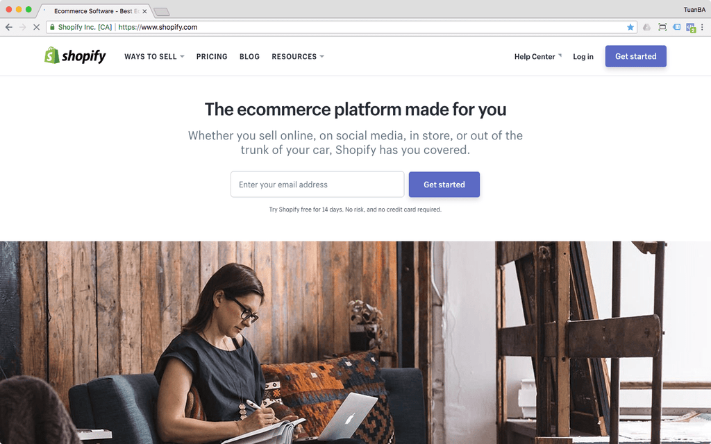 shopify ecommerce platform