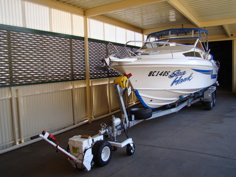 Cable/Hydraulic Override Boat Trailer with Hitch Adapter