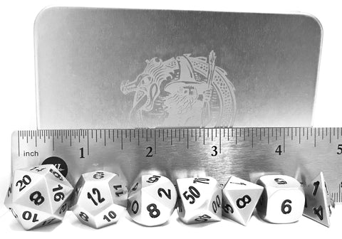DragonSteel Dice with ruler