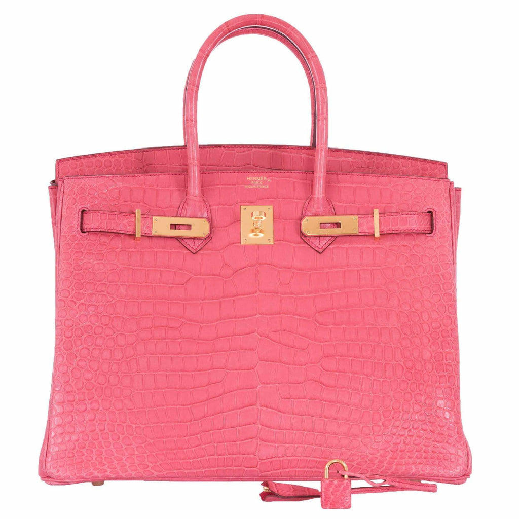 hermes matte pink alligator birkin