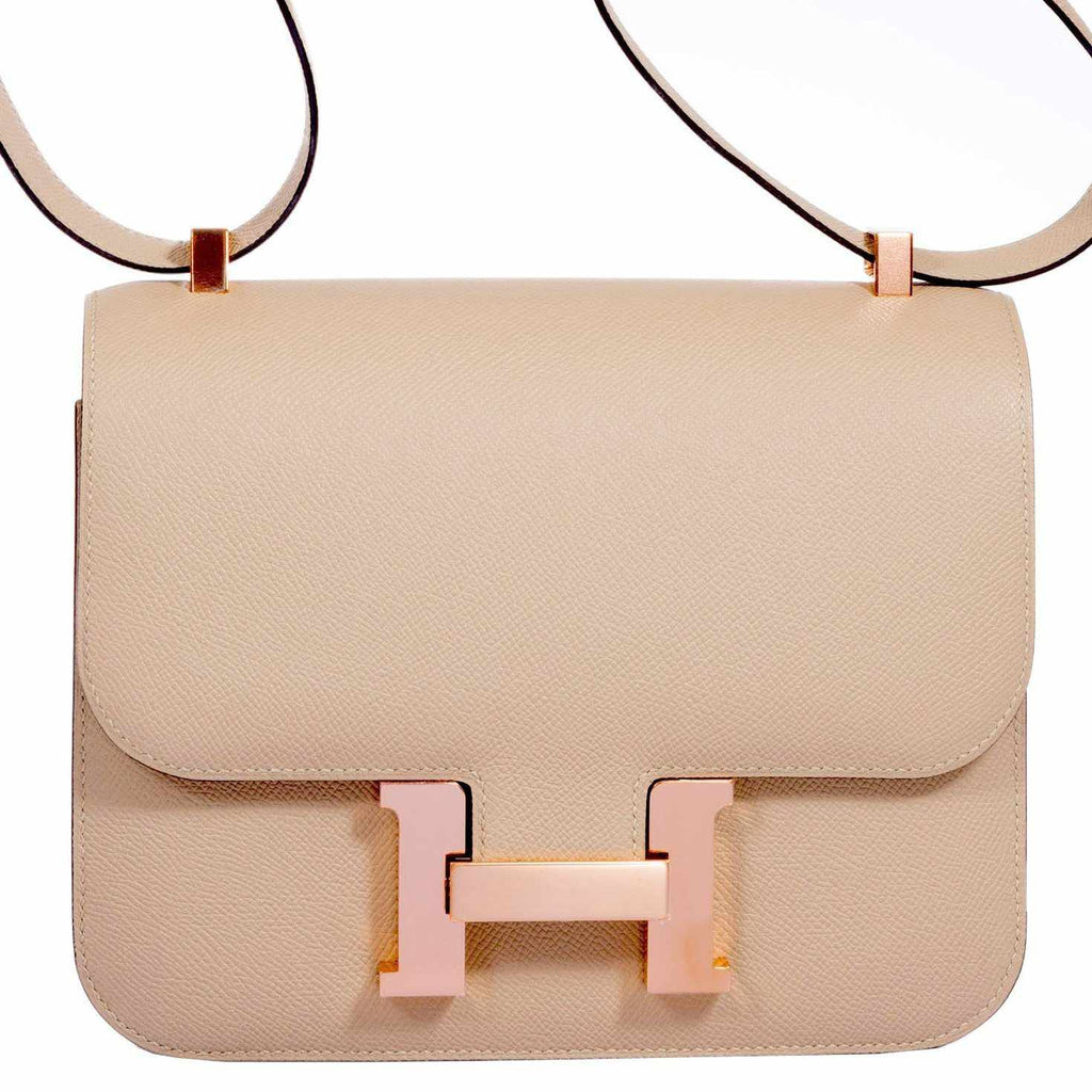 hermes constance rose gold hardware