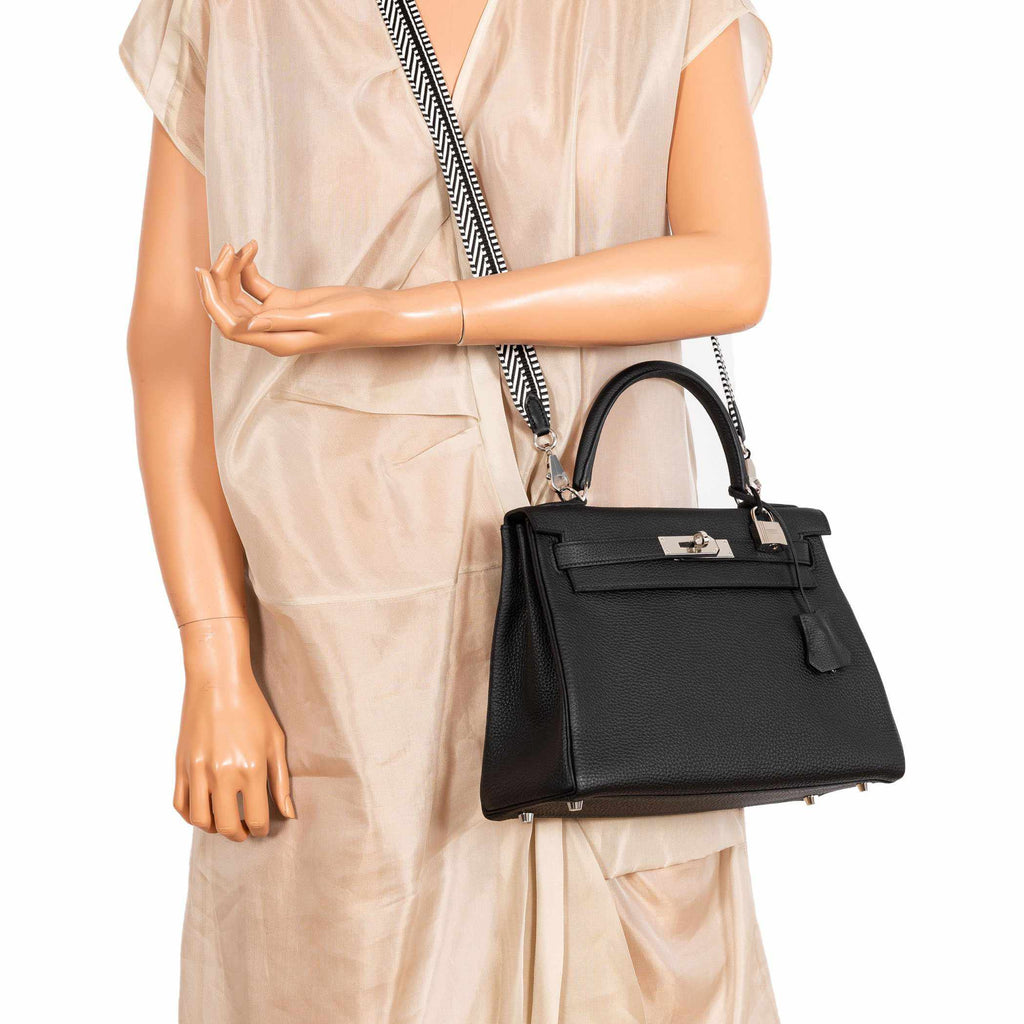 hermes kelly 28 black palladium