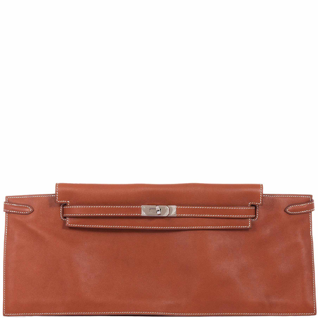 Biscuit Kelly Pochette in Swift Leather with Gold Hardware, 2010