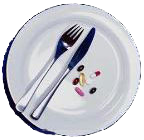 Supplements on a plate