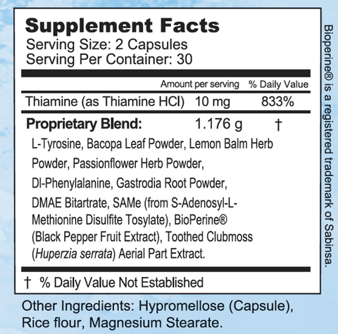 Protazen Ingredients/Supplement Facts
