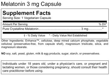 Melatonin 3mg Capsule for sleep