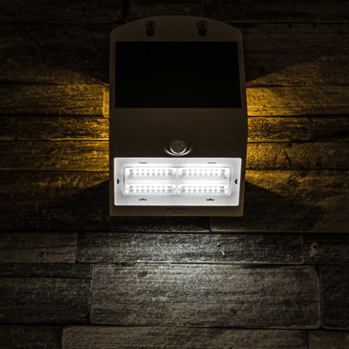 Black 3.2 Watt Solar LED Motion Sensor Security Light MP32SLEDB