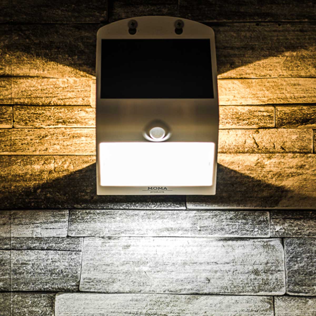 Black 3.2 Watt Solar LED Motion Sensor Security Light MP32SLEDB