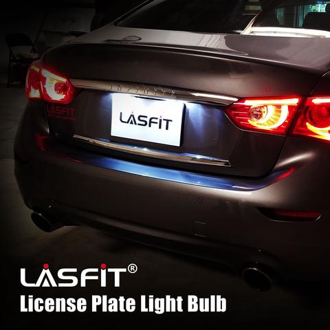 Lasfit 175 license plate light bulb on 2014 Infiniti Q50