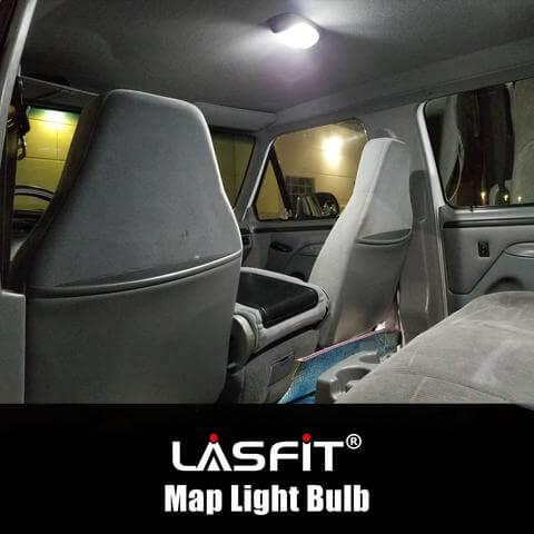 lasfit 168 map light bulb on 1997 Ford F250