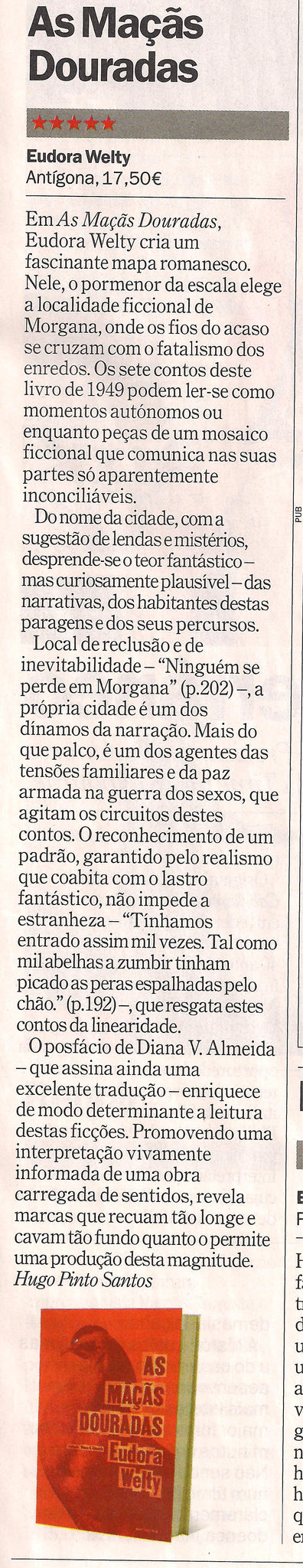 As Maçãs Douradas | Time Out Lisboa | Recensão de Hugo Pinto Santos | ★★★★★