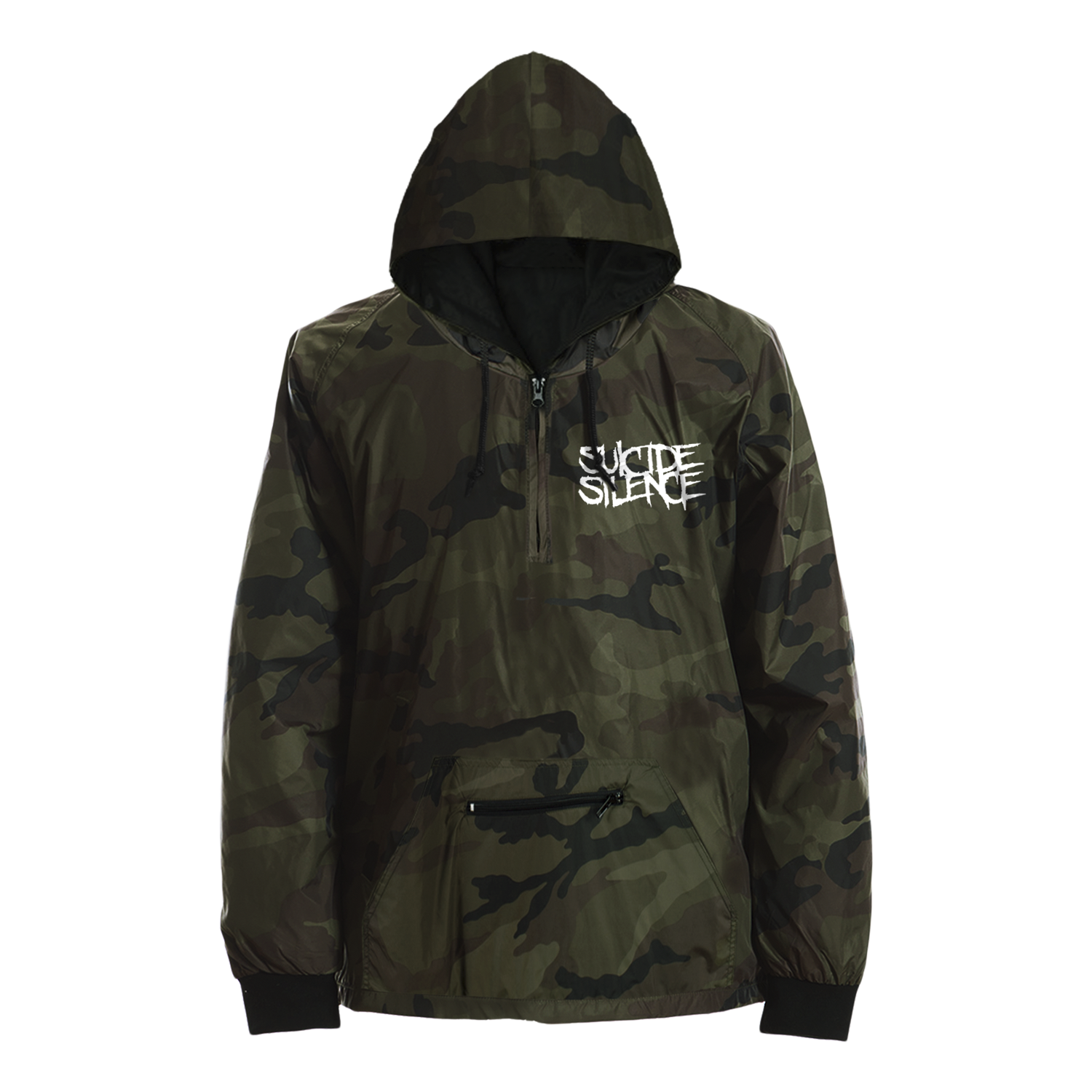 Exclusive Suicide Silence Store Camo 'Blvd' Jacket featuring the iconic Suicide SIlence logo. Official Merch, Official Store, Official Shop, Hoodies, Official Merchandise, T-shirts, Hoodies, Jackets, Shirts, Mitch Lucker, killermerch.com, Killer Merch