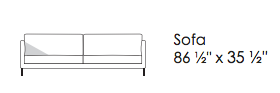 Eilersen Mission Sofa Dimensions