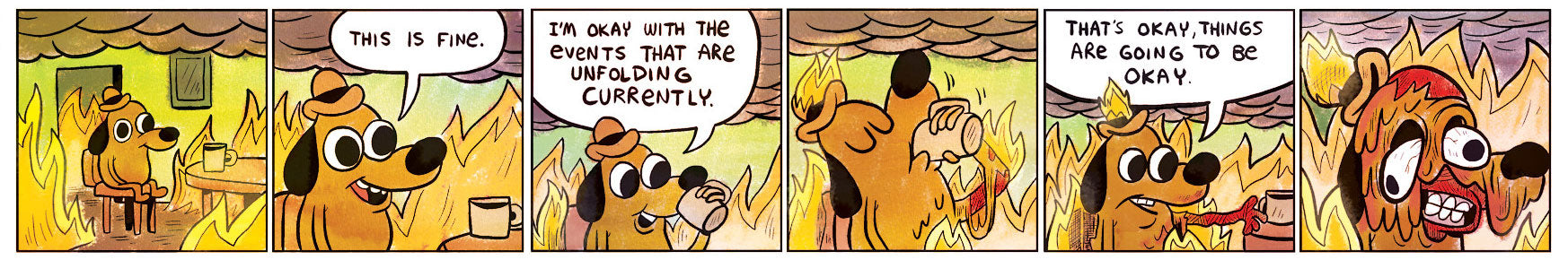 This is Fine Dog comic art