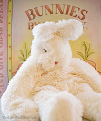 Bunnies by the Bay's White Floppy Hoppy Bunny Stuffed Animal