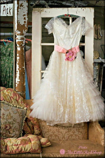 Vintage White Lace Dress Magnolia & Twig