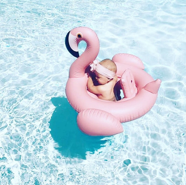 flamingo float baby