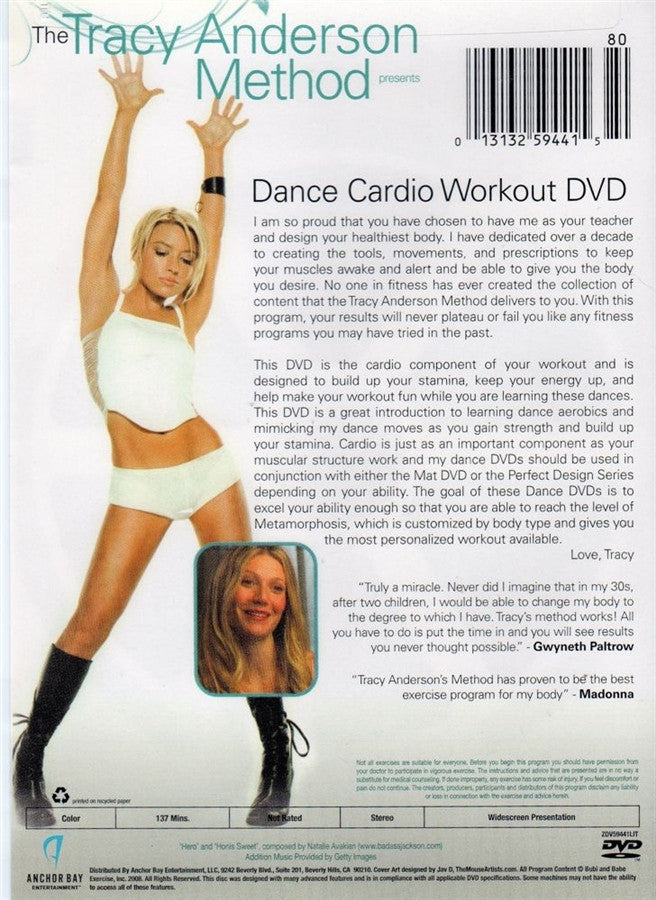 tracy anderson cardio