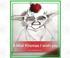 A Mali Klismas I wish you. Yoda speaks Ichiskiin, a Native American language used in the Pacific Northwest, by Native Friends.