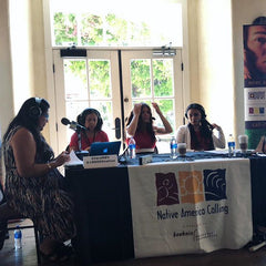 Powerful Panel of Native Women speaking on Native American Calling Hosted by Tara Gatewood