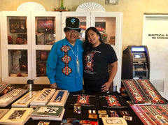 Artist Waya'aisiwa and Emily Washines