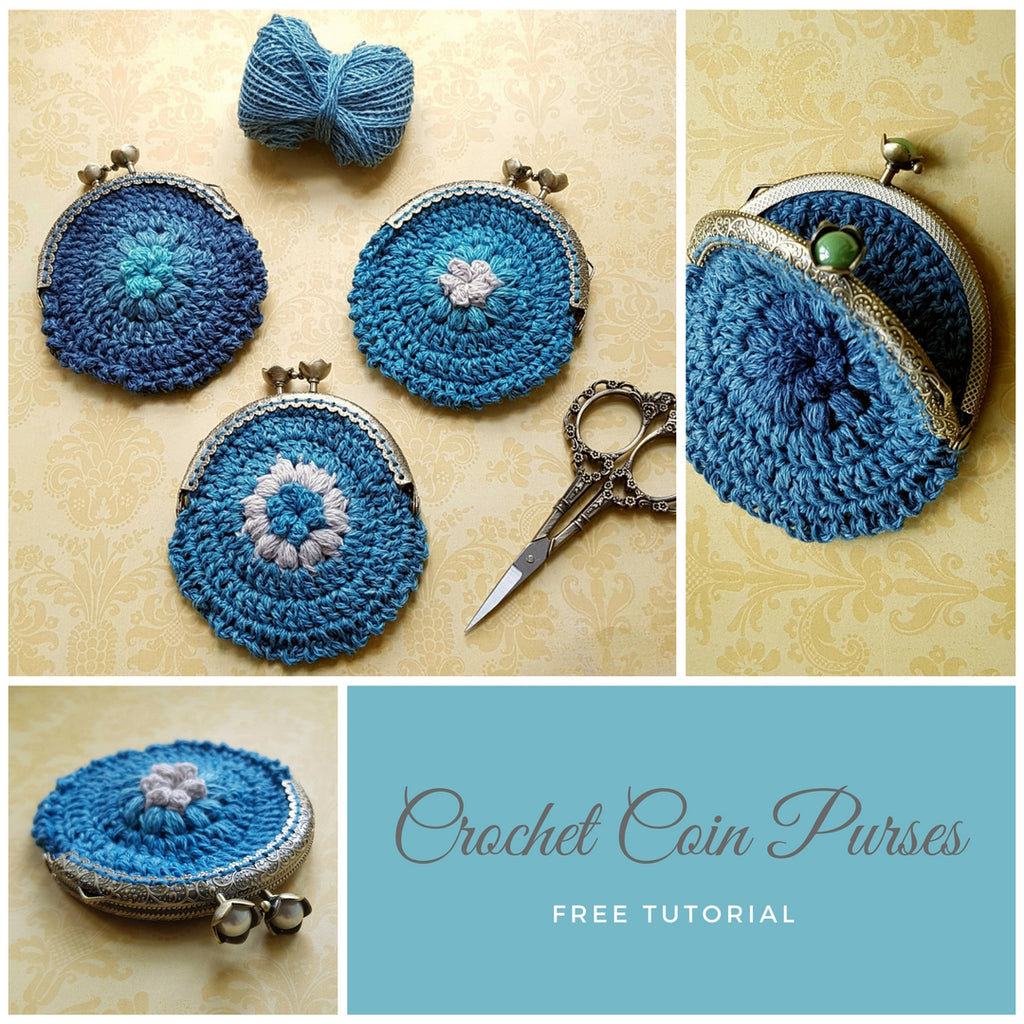 Sew In Kiss Clasp Crochet Coin Purse - How To Make by High Fibre Diet – High Fibre Shop